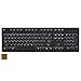 Code V3 104-Key Illuminated Mechanical Keyboard - White LED Backlighting, Black Case (Cherry MX Brown)