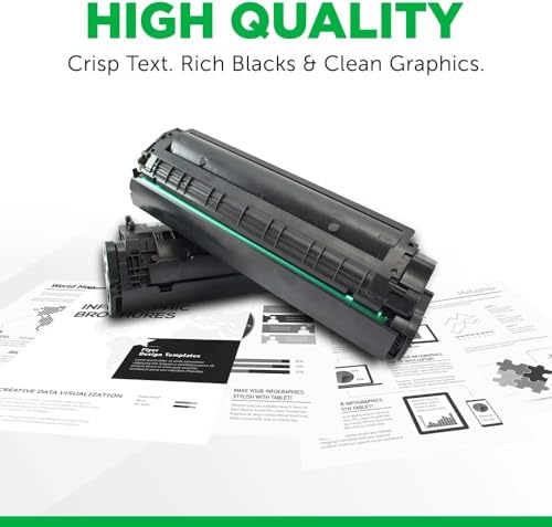 Cartucho de toner MICR compatível com CF400X 201X da Renewable Toner para impressoras HP Laserjet Pr