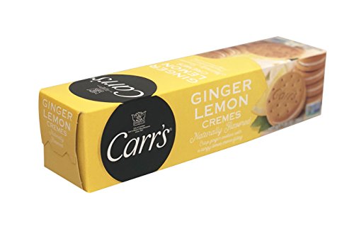 Deliciously Crisp Ginger Lemon Cremes Cookies from Carr's, 7.05 Oz
