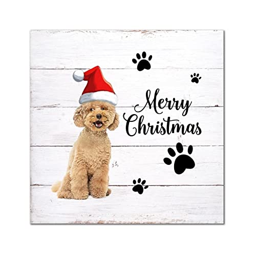 Plaque en bois de décoration murale de Noël fine et artisanale pour une maison élégante