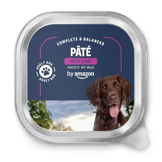 by Amazon Alimento para perros, paté con carne de caza, 300 g, paquete de 10 unidades (anteriormente Lifelong !)