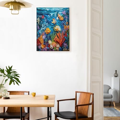 Lienzo decorativo divertido para dar vida y color a las paredes de tu dormitorio o baño 5