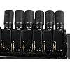 Headless Guitar Bridge Set, Tailpiece Roller Nut Tremolo Rocker Electric Replacement Parts