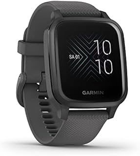 Garmin Venu Sq – wasserdichte GPS-Fitness-Smartwatch mit 1,3" Touchdisplay, Sport-Apps, Herzfrequenzmessung, Schlafanalyse, 6 Tage Akkulaufzeit, kontaktloses Bezahlen (Generalüberholt)