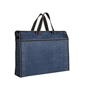 Zippered Document Bag Briefcase Waterproof Lightweight Handbag for Files Laptop Notebooks Stationary Business Trip