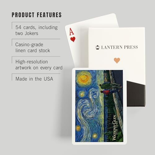 Baraja de cartas Poker Watkins Glen State Park 52 cartas miniatura 3