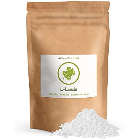 L-Leucin Pulver 300 g - essentielle proteinogene Aminosäure -Fermentationsgewinnung Cover