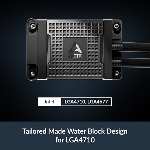 Image of ARCTIC Liquid Freezer WS360-4710: Workstation AIO Liquid Cooler, Intel LGA4710 /4677, 3 x P12 Pro CO Fans, Dual Ball Bearing, High Static Pressure, 360 mm Thick Radiator, PWM Pump, Fixed mounting