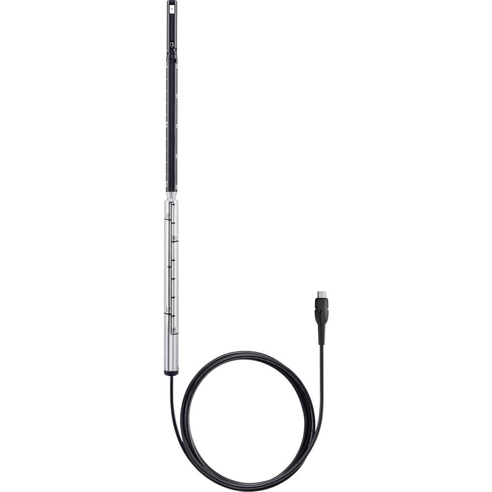 Hot Wire Probe (Digital) - Including Temperature Sensor, Wired, Black