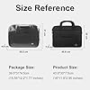 MATEIN Laptop Bag, 15.6 Inch Multifuntional Business Computer Laptop Case, Unisex Spacious Shoulder Messenger Bag Briefcase for Men and Women, Universal Nylon Briefcase for Notebook - Black #5