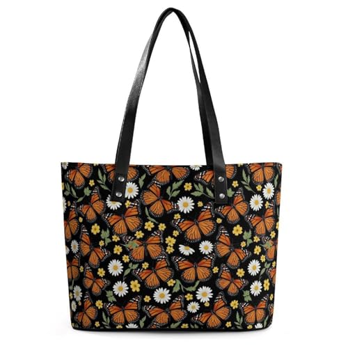 Large Capacity Shoulder Bag for Women PU Leather Tote Handbag Clutch Bags Travel Work Picnic