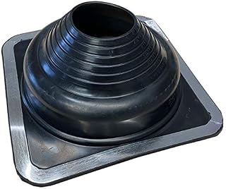 Dektite Premium Rubber Pipe Flashing - Black EPDM - Suits 100-200mm Diameter Pipes