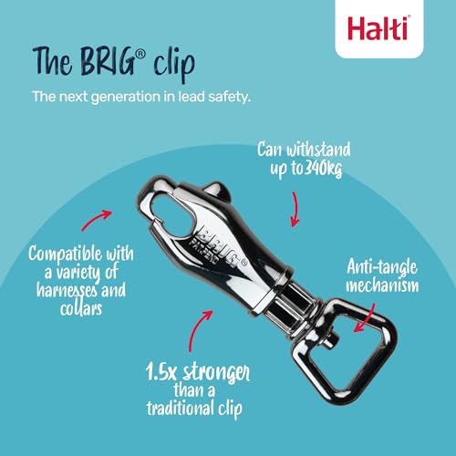 Image of Halti BRIG Safety Dog Leash | Black, 1.5m Length