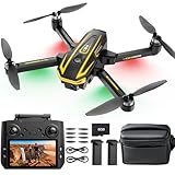 FPV Drone con Telecamera 4K Professionale, Schermo HD 4,5',Quadricottero RC Pieghevole per Adulti,...