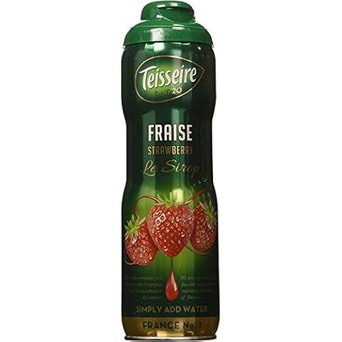 Teisseire French Syrup Strawberry Drink concentrate 600ml (20.3 fl oz) (2 PACK) Cover