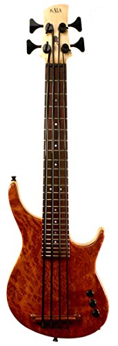 Kala KA UBASS A RDWD FL4 Ukulele Basse California Series 4 cordes avec housse - Les Beatles, Paul McCartney, John Lennon, RIngo Starr, George Harrison Kala KA UBASS A RDWD FL4 Ukulele Basse California Series 4 cordes avec housse