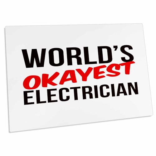 3dRose Worlds Okayest Desk Pad Place Mats miniatura 1