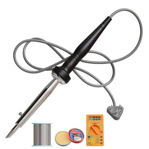 Image of 125W 220-230V Heat Pencil Tip Soldering Iron Kit with attachable element and Long PVC wire, Fast heating leak, and Surge Proof (Pack of 4)