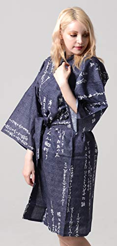 Image of Dita Tokyoin Traditional Made In Japan Cotton Yukata Robe (Japanese Pajama Kimono) Easy Wearing set2