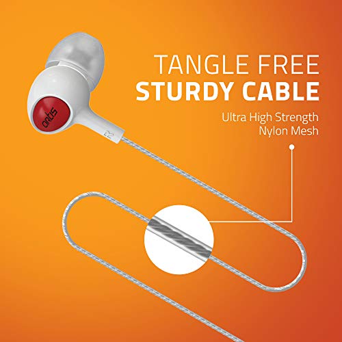 Image of Artis E400M Wired in Ear Headphones with Mic (White)