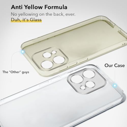 Image of Jkobi Lifetime Anti-Yellow Clear Back Case Cover for Oppo Reno15 5G | Oppo Reno 15 5G (Sleek Hard Crystal | Shockproof and Camera Protection)