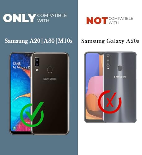 Image of Jkobi Back Cover for Samsung Galaxy A20 | Galaxy A30 | Galaxy M10s (Silicone Clear Shockproof Case with Camera Protection | Soft and Flexible | Transparent)