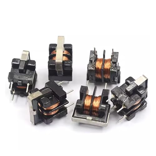 5PCS UU9.8 UF10.5 Common Mode Choke Inductor 5mH 15mH 25mH 30mH 40mH 50mH For Filter Pitch 7X8MM 10X13MM(5MH,UU9.8 7X8MM)