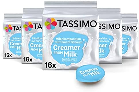Tassimo Milch Komposition, 5er Pack (5 x 16 Portionen)