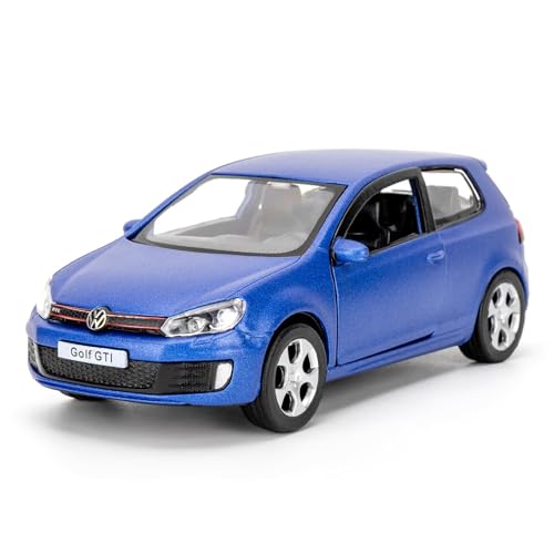Volkswagen Golf GTI Toy Car 1:36 Pull Back Modelo Azul miniatura 1