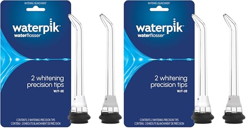 Waterpik WJT-2E Boquilla De Irrigador Dental Blanqueamiento Clásicas (Paquete de 2)