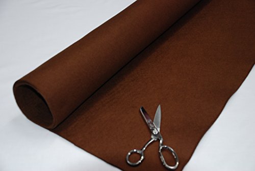 Feutrine acrylique épaisse 3mm terre de Sienne brûlée tapis de poker durable