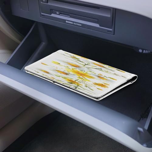 Organizador de carro de cuero miniatura 6