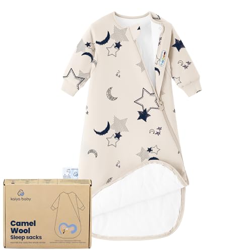 Image of kaiya baby Unisex Sleeping Bag for Babies and Toddlers 2.5 Tog Sleep Sack, Long Sleeve Sleep Sack, Wearable Blanket Baby