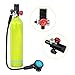 GOYOJO Mini Scuba Tank 1L Diving Tank - 15-20 Minutes Underwater Breathing, Portable Diving Kit with Breathing Mask & Regulator, Durable Outdoor Diving Equipment
