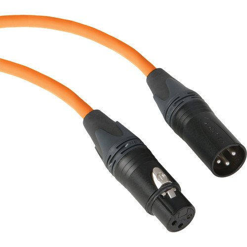 KopulPremium Performance 3000 Series XLR M to XLR F Microphone Cable - 50' (15.2 m), Orange