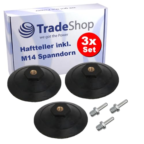 Platos de sujeción con adaptador M14 y sistema de fijación rápida de 100mm