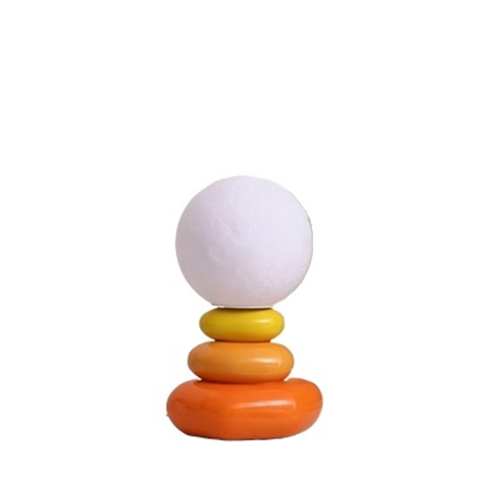 CKAFZMYJQBT Colorful Stone Table Lamp Bedroom Bedside Lamp Creative Nordic Stacked Stone Shape Living Room Advanced Atmosphere Night Light