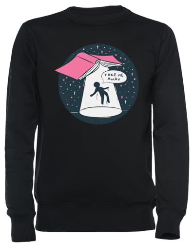 Sweat-shirt noir Take Me Away vêtement streetwear unisexe automne