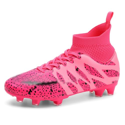 Womens Soccer Cleats Youth Football Cleats High-Top Athletics Football Trainers Outdoor and Indoor Soccer Shoes
