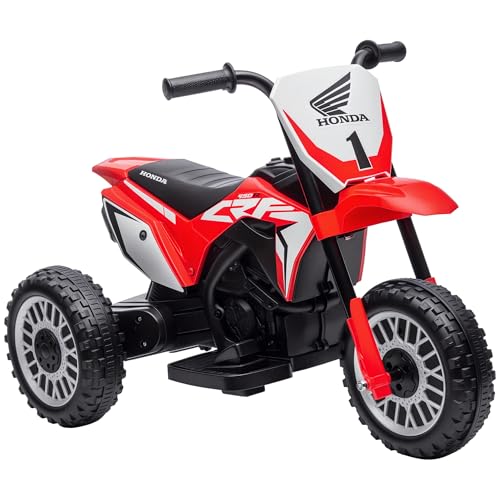 HOMCOM Moto Eléctrica con Licencia Honda CRF450RL para Niños de +18 Meses Motocicleta de Batería...