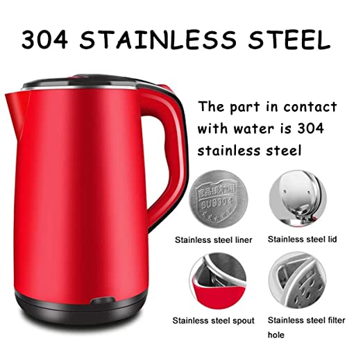 Bouilloire électrique rapide 1500W pour eau chaude thé et café