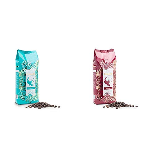 Café de Etiopía en grano Consuelo, 1 kg + Café de Colombia en grano Consuelo, 1 kg