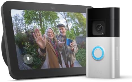 Echo Show 8 | Anthracite + Ring sonnette vidéo Plus sans fil