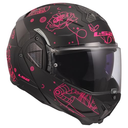 Image of LS2 Helmets Advant II Modular Motorcycle Helmet W /SunShield (Gloss Jeans Gray - X-Small)
