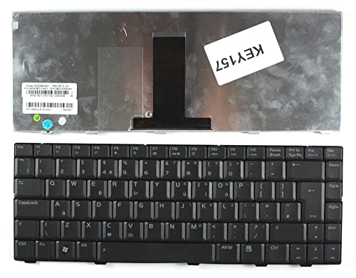 Clavier pour ordinateur portable ASUS V1JP de rechange Keyboards4Laptops Noir UK