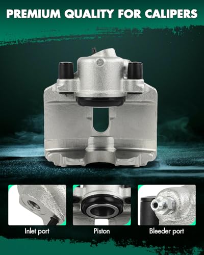Image of SCITOO Front Brake Calipers Without Bracket 19-2975 19-2974 Compatible For Audi For A1 2011-2013,For Audi For A3 2010-2013,For Volkswagen For Type 1 2012-2019,For Volkswagen For Bora 2005-2010
