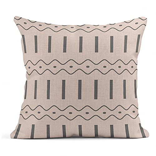 Emvency Set Of 4 Throw Pillow Covers Modern Geometry Grey And White Words Sweet Point Triangle Wave Stripes Arrow Decorative Pillow Cases Home Decor Standard Square 18X18 Inches Pillowcases thumb #3
