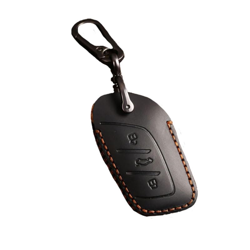 Leather Car Key Case Cover Fob Protector Keyring Accessories for Roewe I5 I6 Rx3 Rx5 Ei6 for MG 6 Zs 3rd HS EZS Keychain Holder Bag