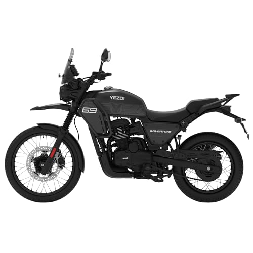 Image of YEZDI Adventure Disc Bike Tornado Black Spoke Wheels Booking for Ex-Showroom Price