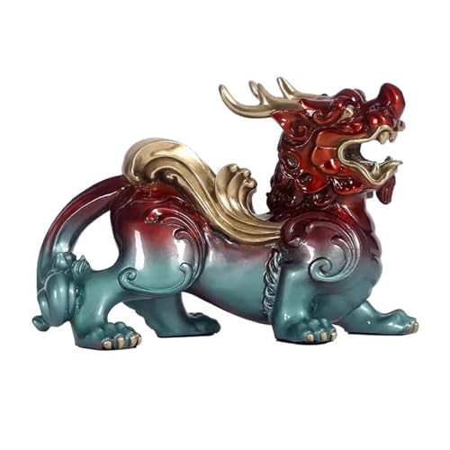 Sculpture en cuivre de luxe : l'artisanat d'art Feng Shui pour un salon prestigieux
